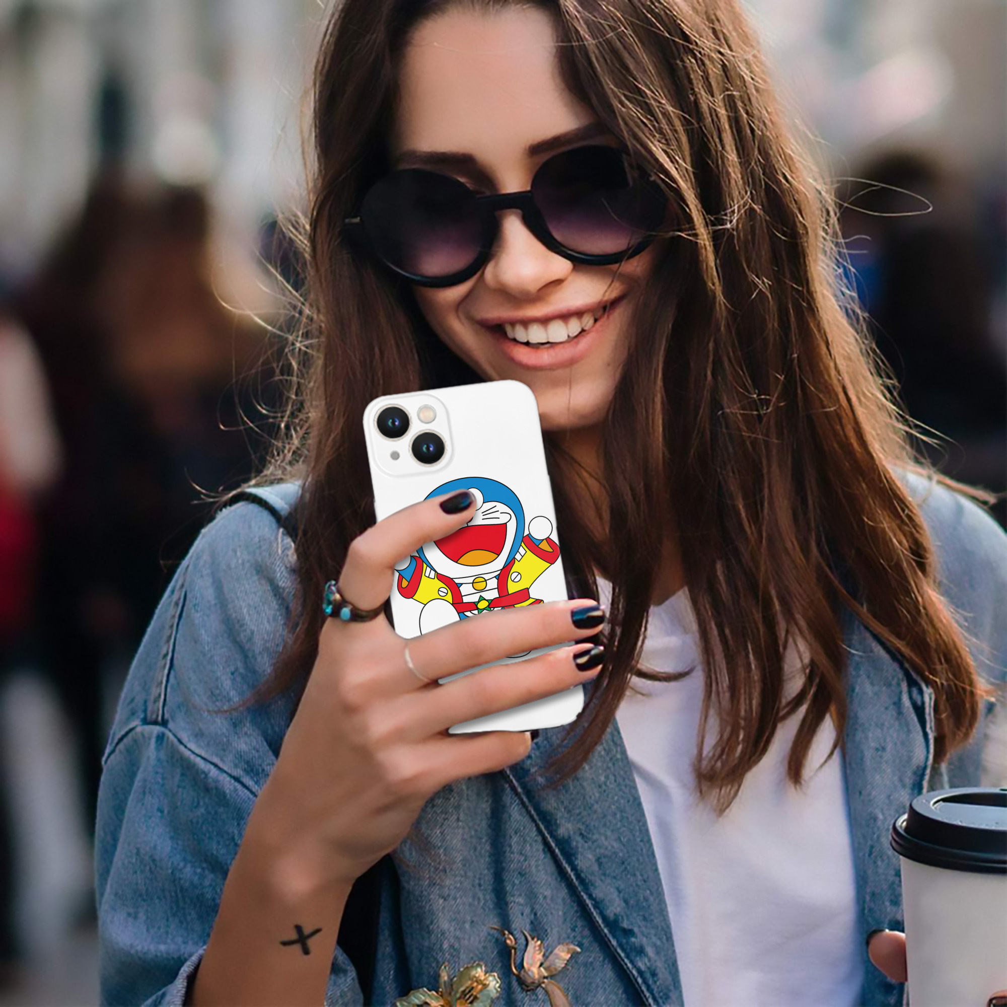 （画像用） ドラえもん Doraemon 【iPhone 14シリーズ対応】ハードケース